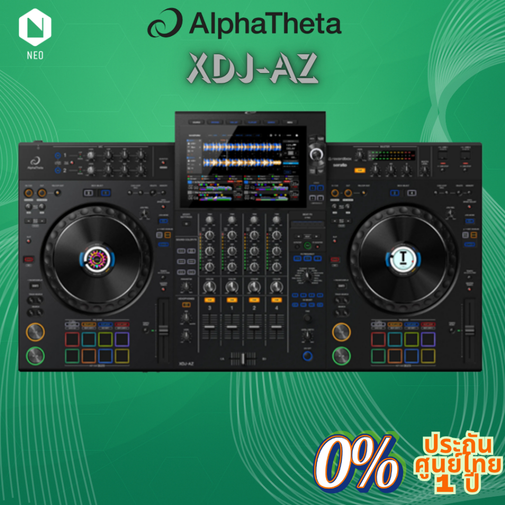 Alphatheta XDJ-AZ : 4-channel professional all-in-one DJ system