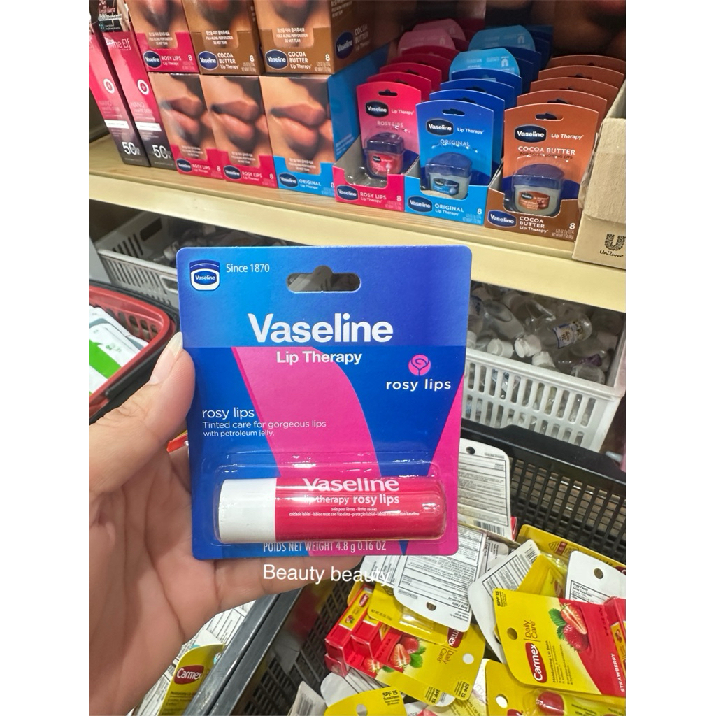 Vaseline Lip Therapy กลิ่น Rosy Lips 4.8 g. แบบแท่ง