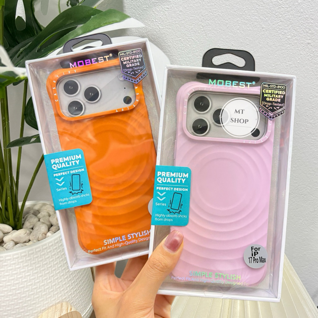 🎉Mobest Caseซิลิโคนแม่เหล็กชาร์จ เคสโทรศัพท์สำหรับไอโฟน iP 17 / 17promax