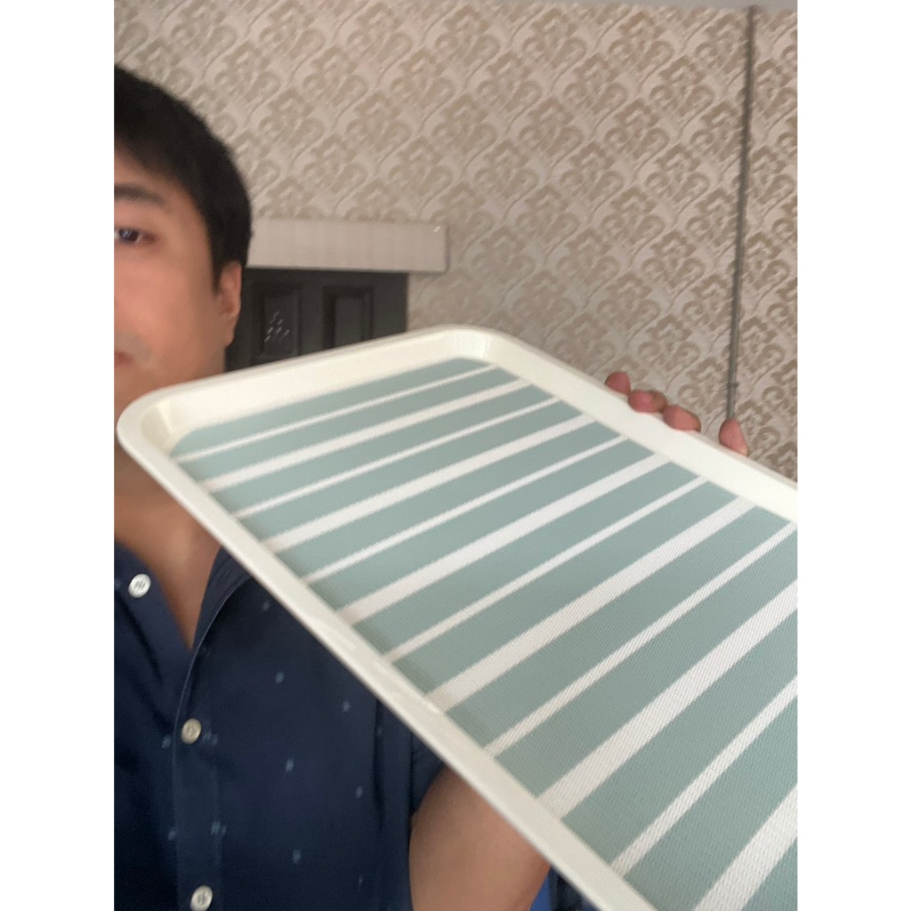 ถาดเสิร์ฟอาหารถาดเสิร์ฟอาหาร ขนาด40x28x2cm ลาย007 ออกใบกำกับภาษีได้ รหัสkornz42026