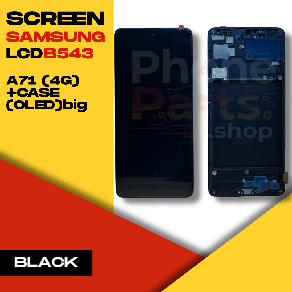 หน้าจอ LCD Samsung A71(4G)+CASE (BLACK)