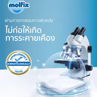 Molfix ทิชชู่เปียก สูตร Natural Fresh Clean baby Wipes (ยกลัง 12 ห่อ)