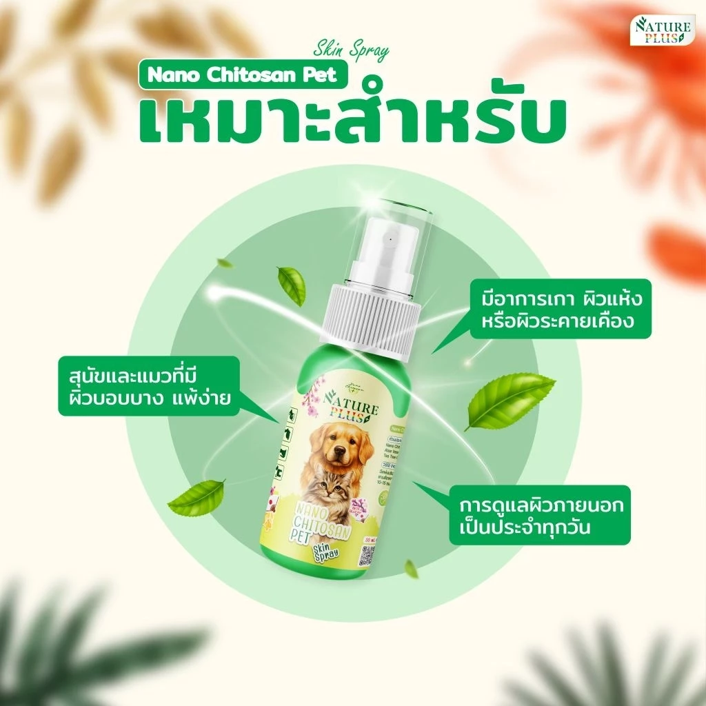 สินค้าขายดี สเปรย์นาโนไคโตซานพลัส สูตรใหม่ Nature Plus thumbnail 5