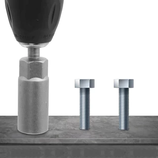 2 ชิ้น/4 ชิ้น บล็อกยิงหลังคา 8MM/10MM/12MM/14MM Power nut ใช้กับสว่าน หัวบล็อกแม่เหล็ก ขยาย 80MM บล๊อกหกเหลี่ยม