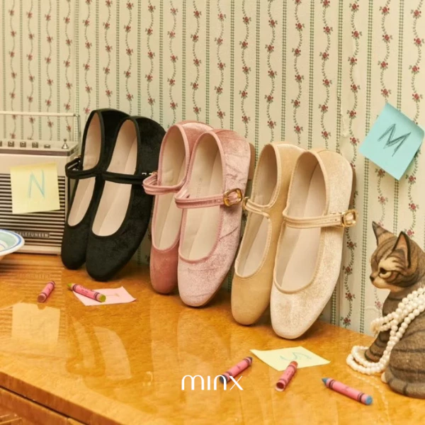 Minx รุ่น blair รองเท้า Maryjane ทรงรองเท้าคัทชู minxshoes