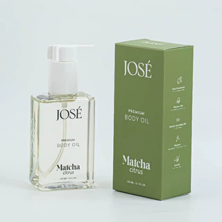 [บริษัทโดยตรง] JOSE Premium Body Oil Matcha Critus โจเซ่ พรีเมียม บอดี้ ออยล์ กลิ่นมัทฉะ ซิตรัส 1 ขวด