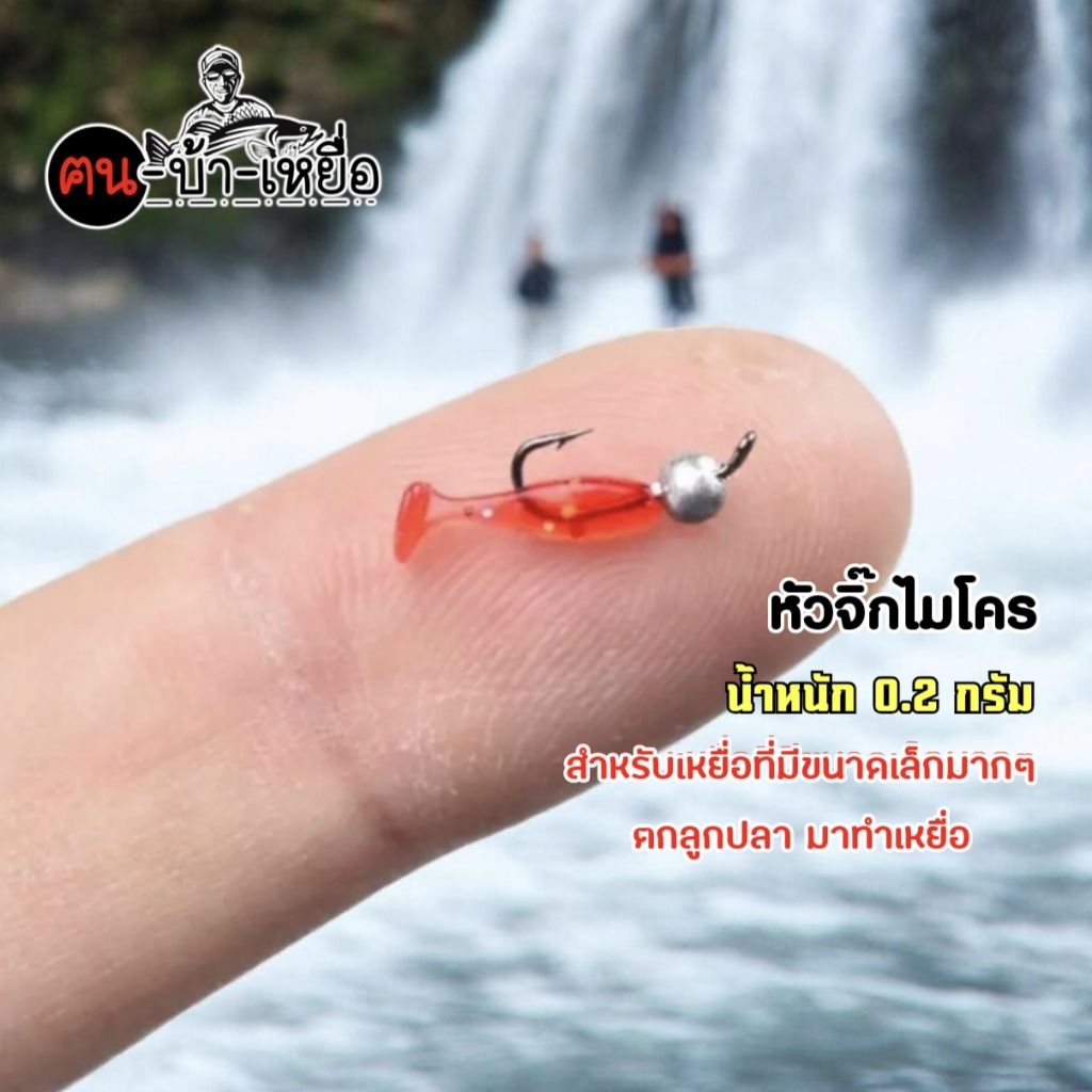 หัวจิ๊กไมโคร สำหรับเหยื่อตกปลาขนาดเล็ก 0.2กรัม – โปรปัง