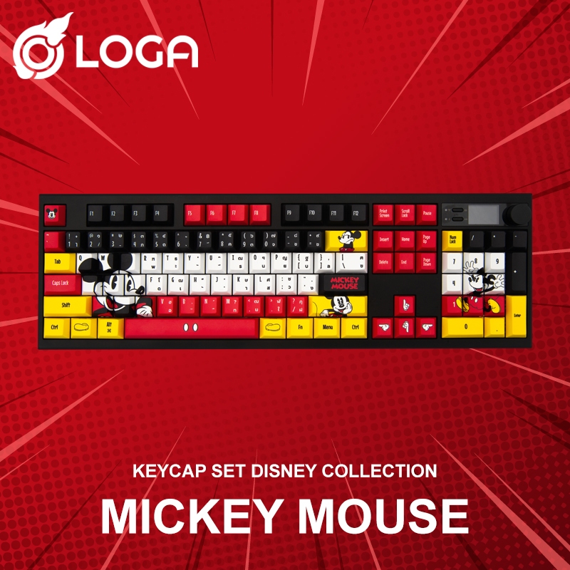 คีย์แคป LOGA KEYCAP SET DISNEY : MICKEY MOUSE COLLECTIONS