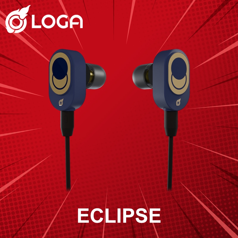 หูฟังเกมมิ่ง LOGA Eclipse In-Ear Headphones ประกันศูนย์ 2 ปี