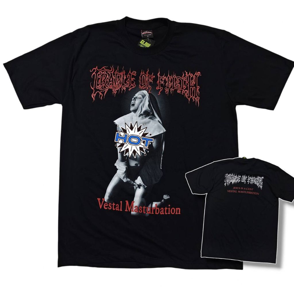 เสื้อยืด cradle of filth jesus is a count