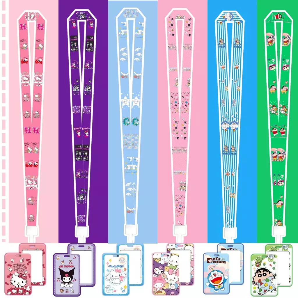 [พร้อมส่ง] 【จัดส่งจากกรุงเทพฯ】เฟรมการ์ด ลายการ์ตูน กรอบใส่การ์ด ศิลปิน ปลอกใส่บัตร พร้อมสาย พลาสติกใส ใส่บัตรนักเรียน