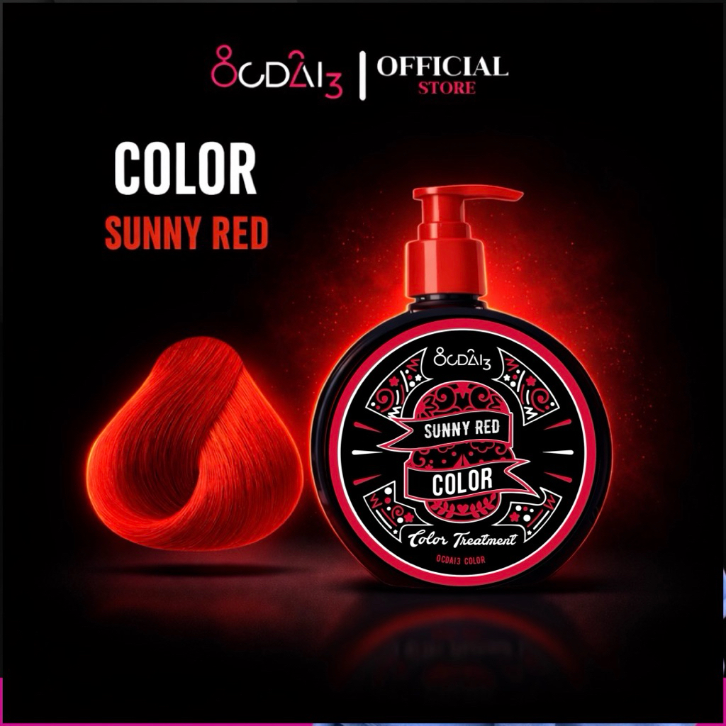 OCDAI3 ครีมเปลี่ยนสีผม สีแดง ขนาด 150 ml