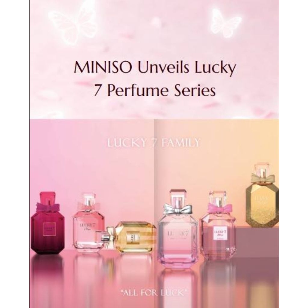 Miniso Unveils Lucky 7 Perfume Series 🌷🌷