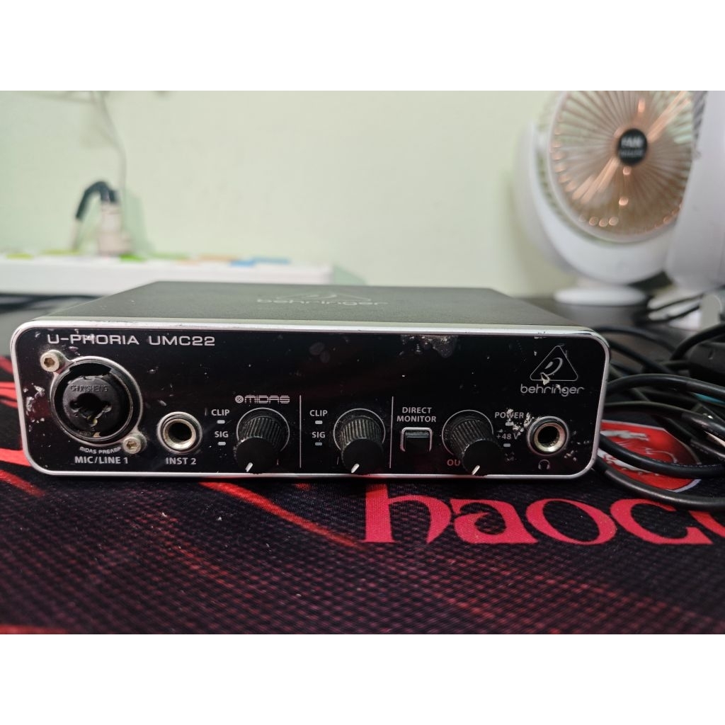 Behringer U-PHORIA UMC22 ออดิโอ อินเตอร์เฟส Audio Interface (มือสอง)