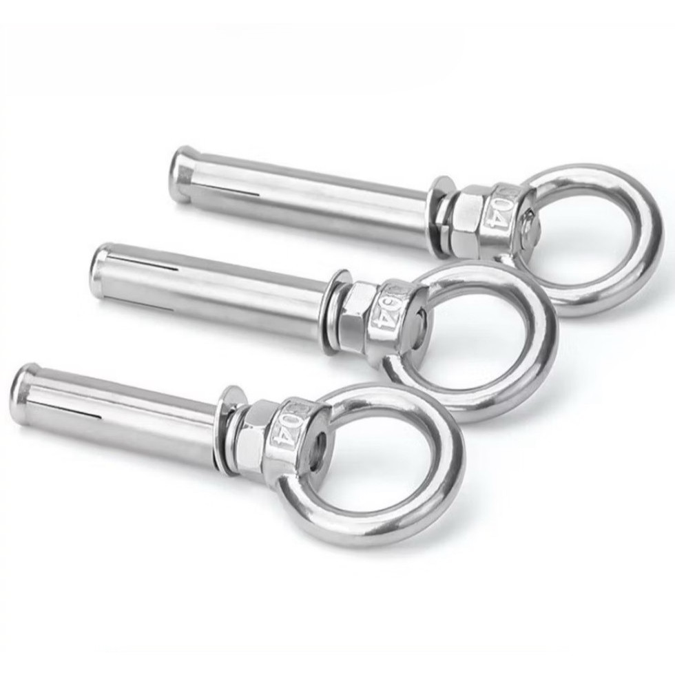 พุกตะขอ สแตนเลส 304 Anchor Bolt with Hook ขนาด M6-M12 แข็งแรง ทนทาน ไม่เป็นสนิม L386