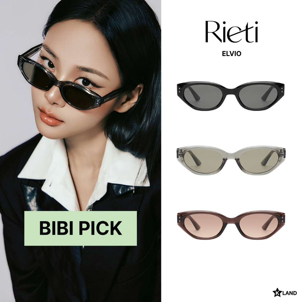 [ NEW!! สินค้าใหม่!! ] Rieti - ELVIO แว่นกันแดด ป้องกัน UV400 ได้ 99.99% BIBI pick collection (RTI26SU4055U)