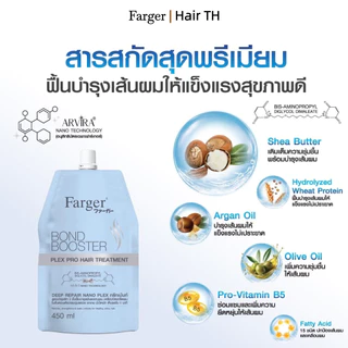 Farger Bond Booster เซรั่มบำรุงเส้นผมปฏิเสธความหงุดหงิดบำรุงสองเอฟเฟกต์ปรนนิบัติความมันวาวแข็งแรง 450 มล