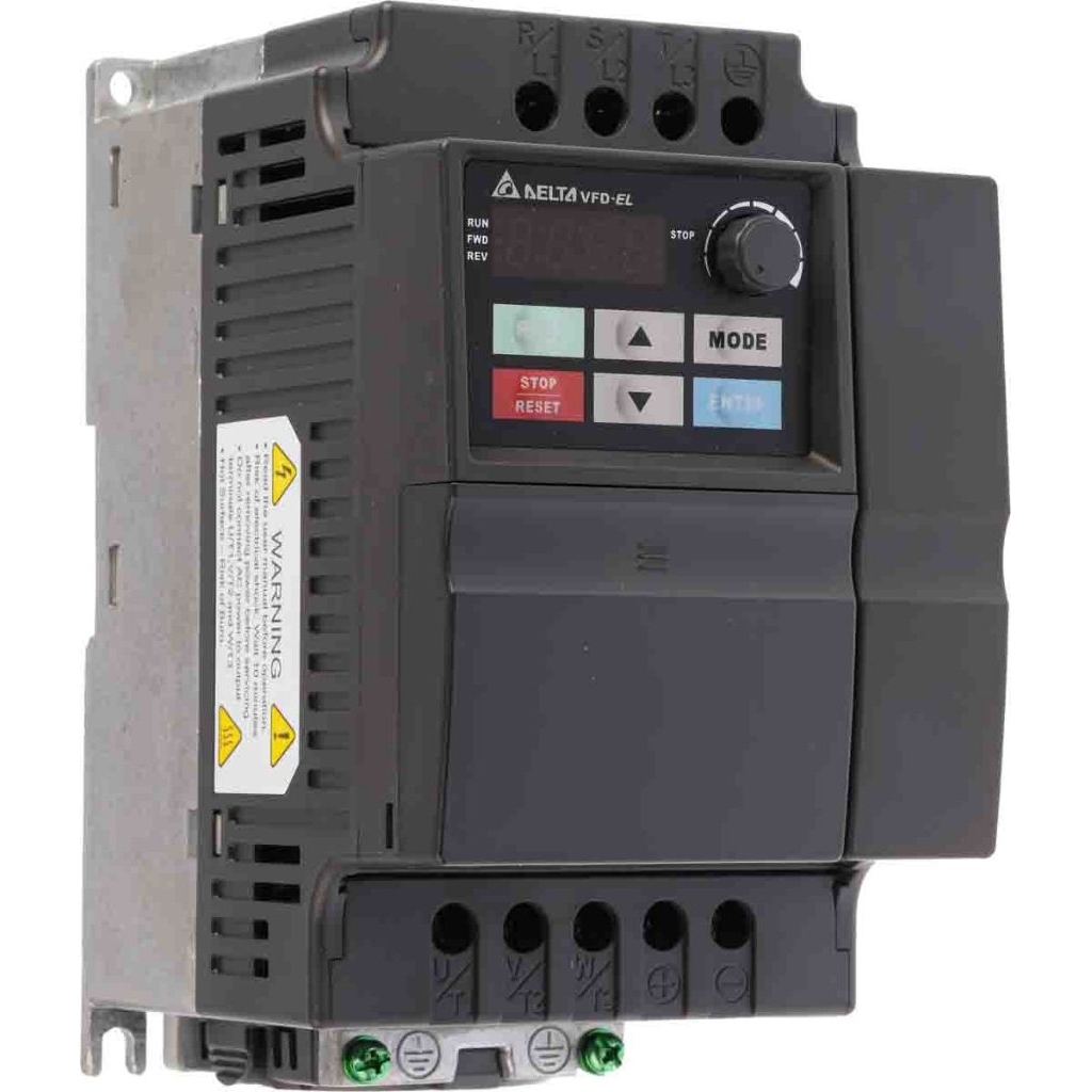 Delta Inverter VFD-EL Model VFD022EL43A 3HP 2.2kW Input 380V
