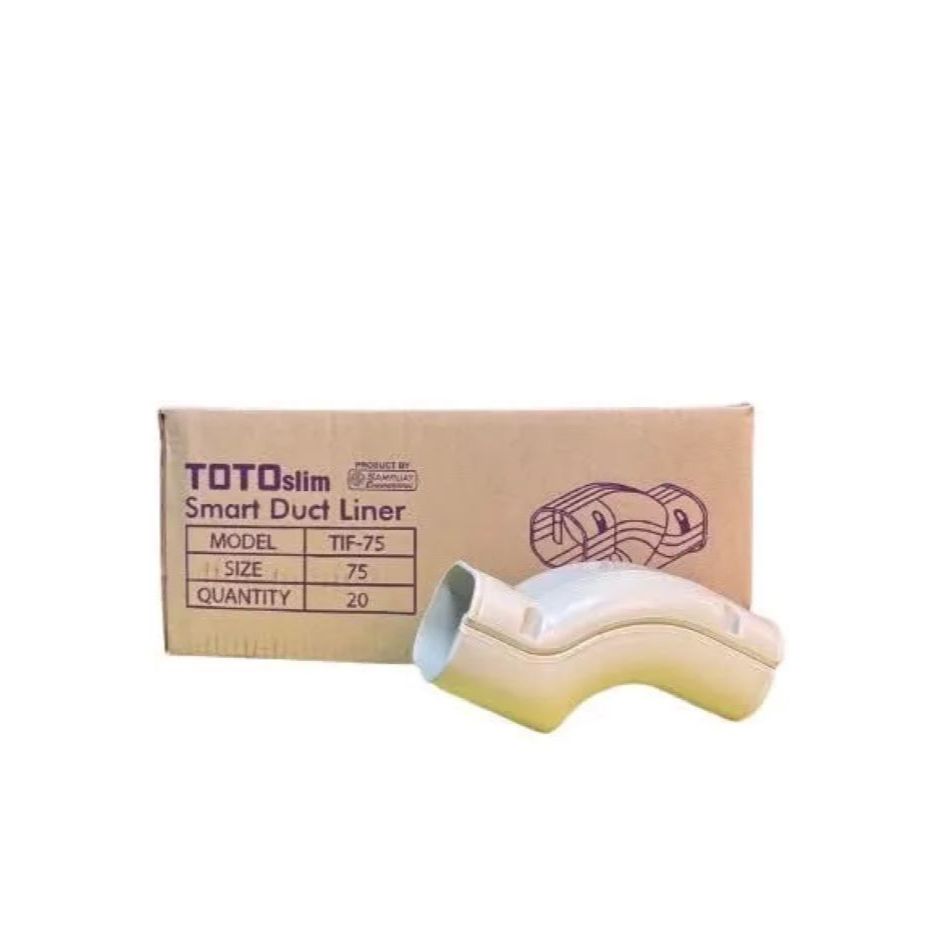 ข้อต่อ ข้ามคาน รางท่อแอร์ ขนาด 75 mm. ยี่ห้อ TOTO TIF-75