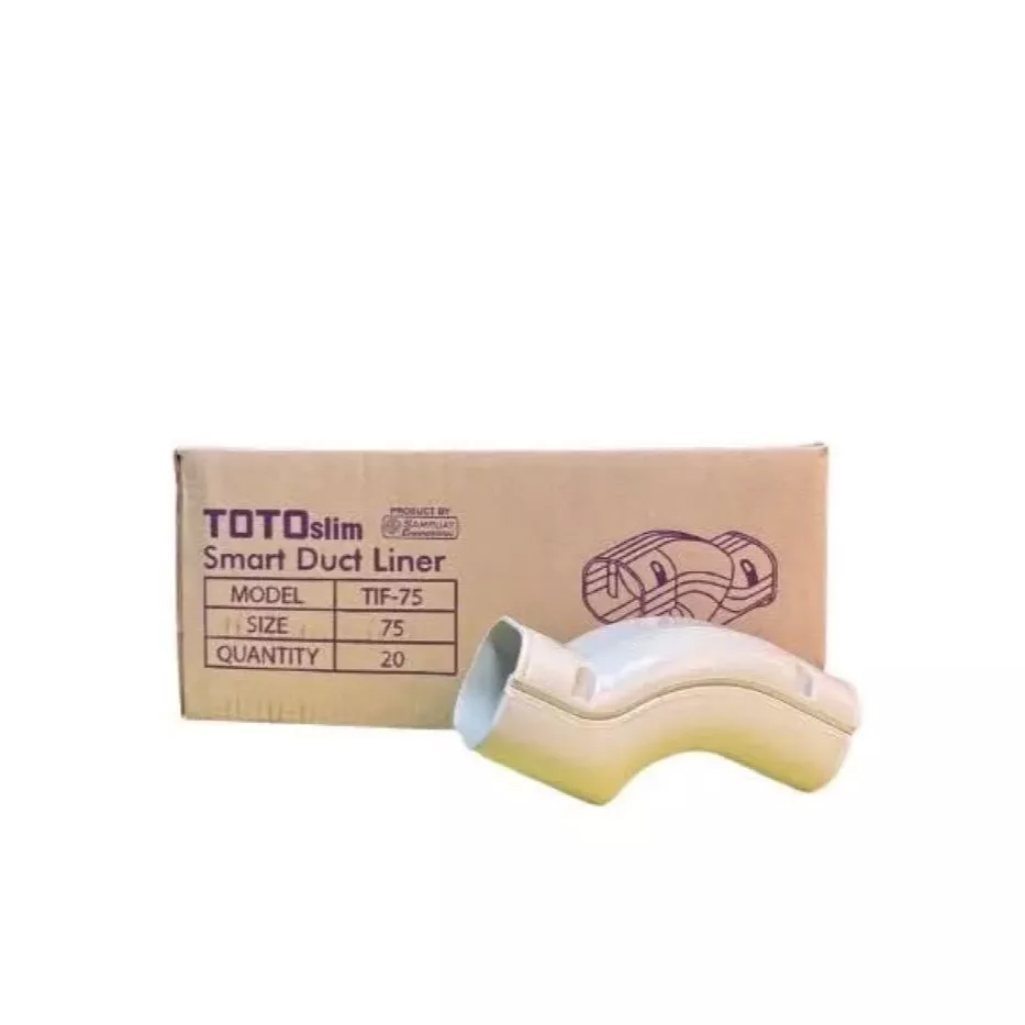ข้อต่อ ข้ามคาน รางท่อแอร์ ขนาด 75 mm. ยี่ห้อ TOTO TIF-75