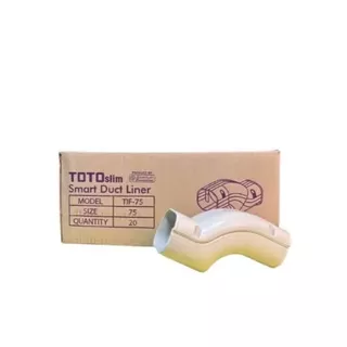 ข้อต่อ ข้ามคาน รางท่อแอร์ ขนาด 75 mm. ยี่ห้อ TOTO TIF-75