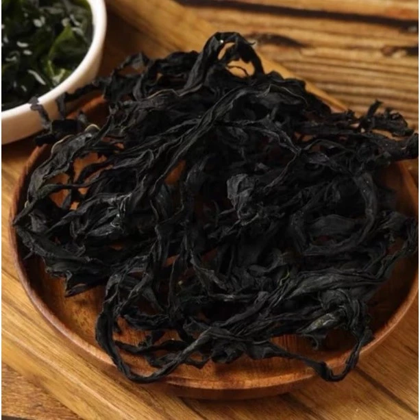 สาหร่ายวากาเมะ อบแห้ง ถุงซิบลอค สาหร่าย วากาเมะ wakame seaweed 裙带菜,海带 50g thumbnail 5