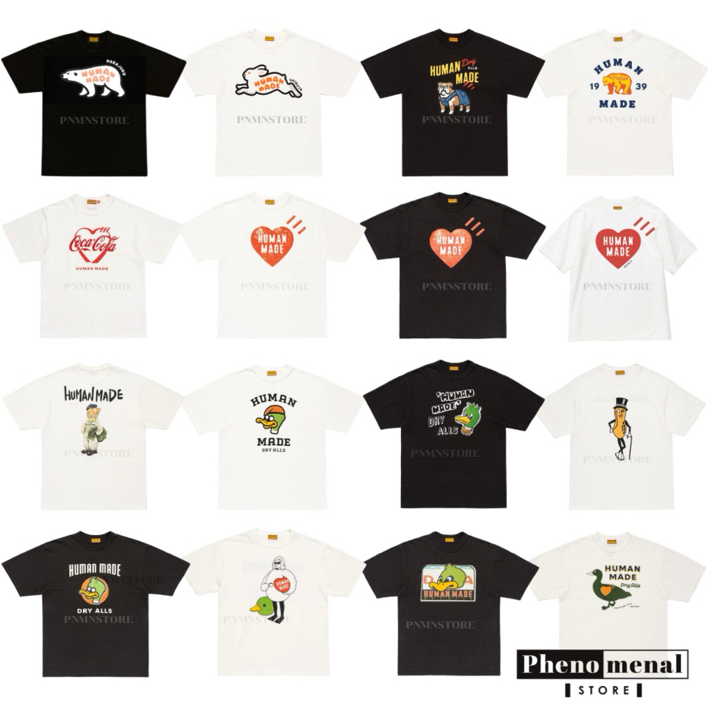 [ของแท้ พร้อมส่ง] เสื้อยืด HUMAN MADE GRAPHIC T-SHITE