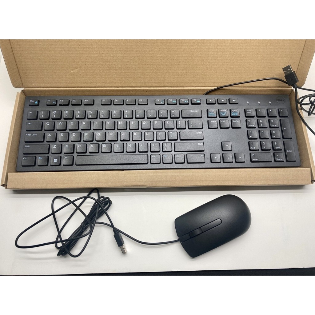 KEYBOARD (คีย์บอร์ด) DELL KB216 DELL MS116 MULTIMEDIA (คีย์ไทย-อังกฤษ) ของแท้ 100% รับประกัน 1 ปี