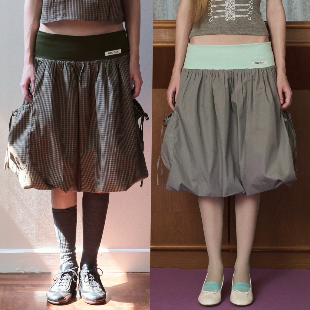 COUTHY STUDIO - Kai Balloon Skirt กระโปรงบอลลูน (มี2สี)