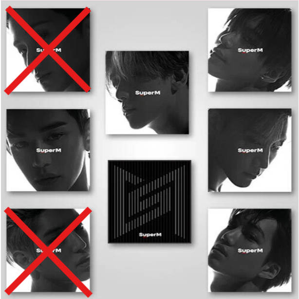 1 CDอัลบั้ม MUSIC  ซีดีเพลงเกาหลี  SUPERM สุ่ม  💥ปกมาร์ค/แทยงสินค้าหมด🚚สินค้าพร้อมส่ง💥  (RB11)