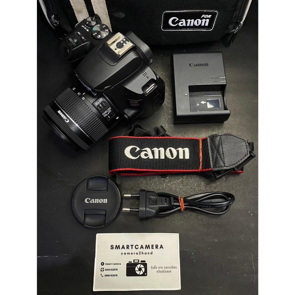 กล้อง CANON 250D พร้อมเลนส์
