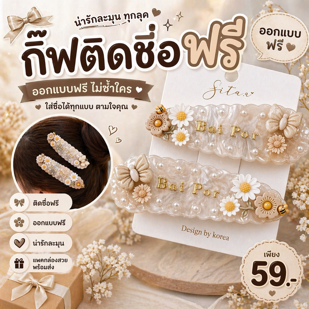 กิ๊ฟของขวัญ เลือกแบบ+ติดชื่อฟรี (เลือกแบบแล้วทักแชทแจ้งติดชื่อ)