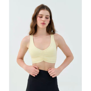 Soft Sculpt Bra – สปอร์ตบรา ผ้านุ่ม ทรงสวย คอวีจับจีบ Size XS-L