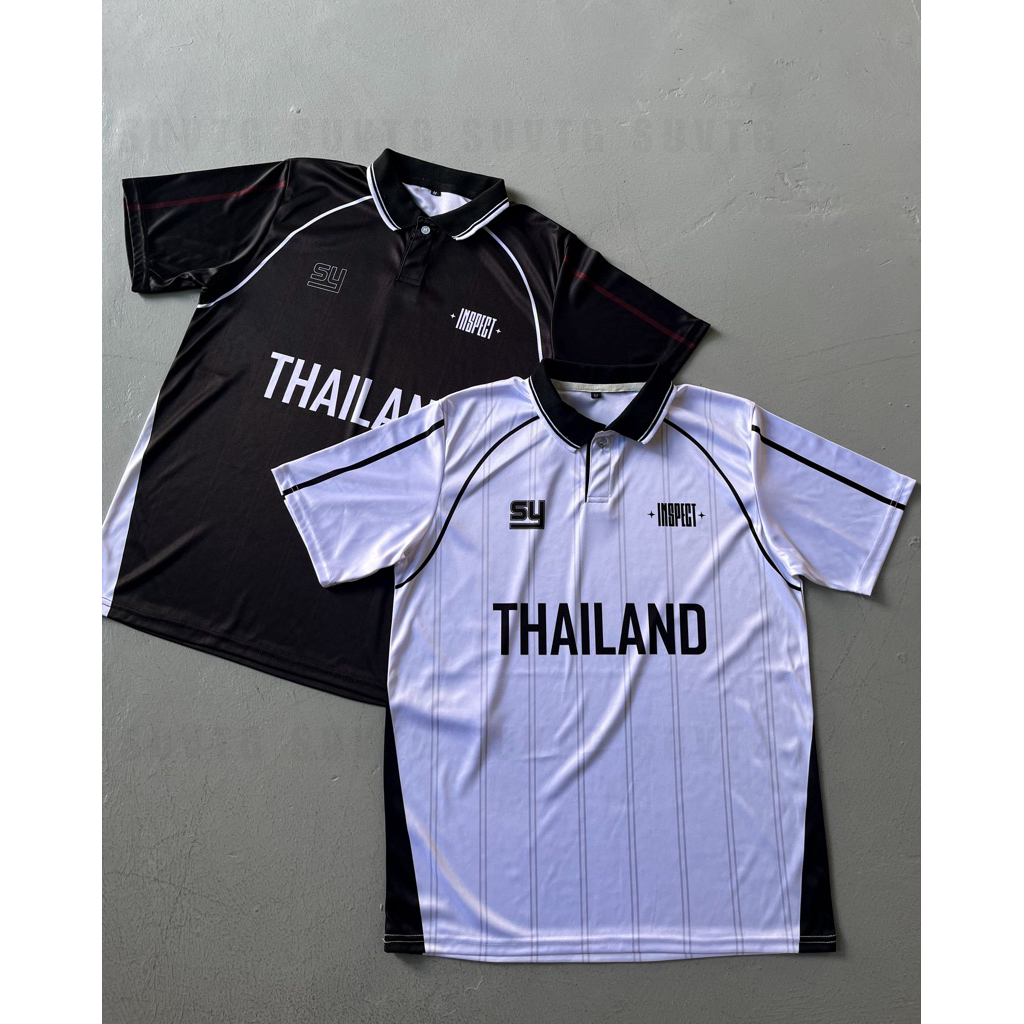 เสื้อคอปก (SIT)เสื้อพิมพ์ลาย โปโล Unisex ผ้าเบา ใส่สบาย สีไม่ตก - ผู้ชาย เสื้อผู้ชาย