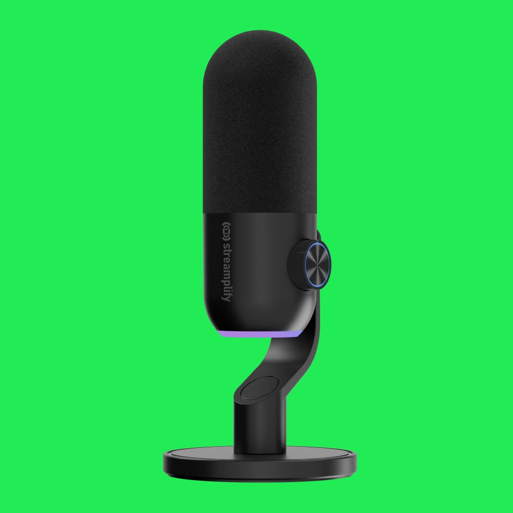 STREAMPLIFY MIC MINI RGB Microphone : MIC-MINI-48-RGB-ST-BK