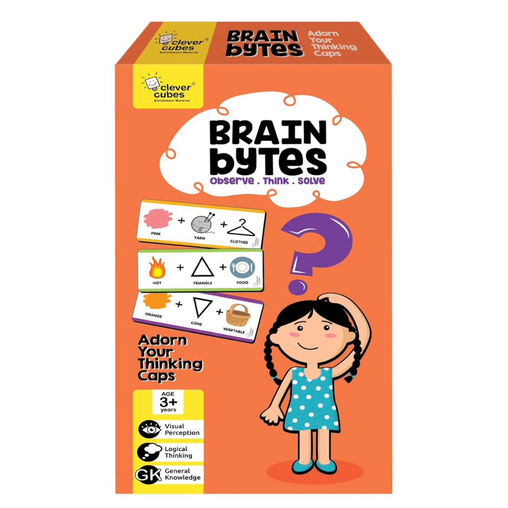 Clever Cubes - Brain Bytes 3ปี+ เกมฝึกทักษะการคิด ของเล่นเสริมพัฒนาการ Logic การสังเกต แก้ปัญหา เกมการศึกษา บอร์ดเกมเด็ก
