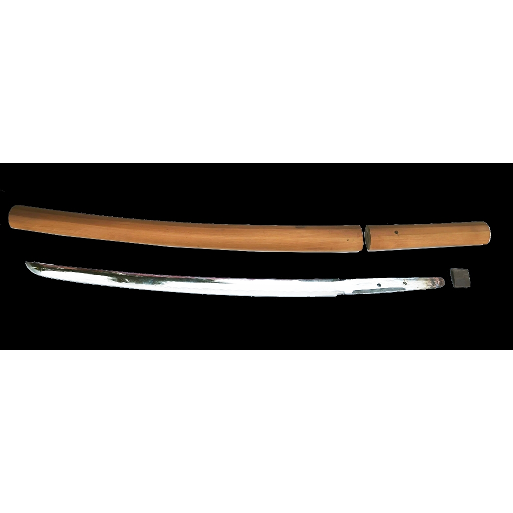 ดาบวากิซาชิ (Wakizashi) ดาบฝึก ใบโลหะไม่มีคม ยาวรวม69.5cm. มือสองจากญี่ปุ่น Iaito Replica katana swo