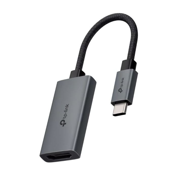 TP-Link USB-C to HDMI Adapter ต่อจอ 4K@60Hz สายถัก เคสอลูมิเนียม รุ่น UA520C #UA520C  4K