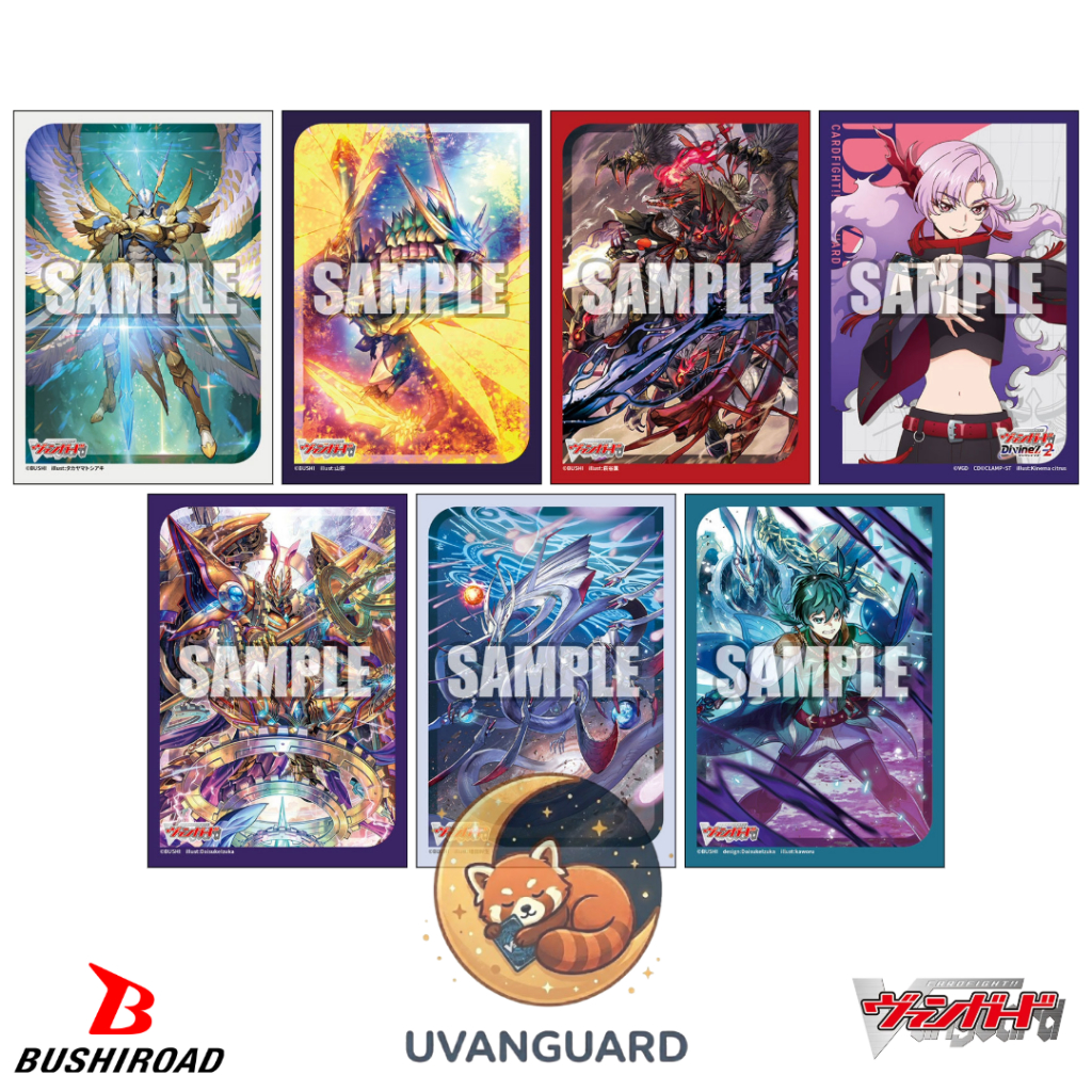 เศษสลีฟ Bushiroad Sleeve Collection Mini Cardfight! Vanguard : Liael=Odium, Sybilt, Destined One Emblem, Love and Berry