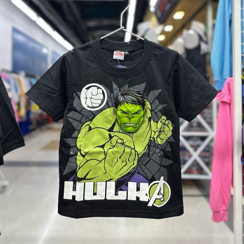 เสื้อSuper hero มีไฟกระพริบผ้าคอตต้อนลายลิขสิทธิ์แท้