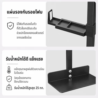 ขาตั้งเคสคอมพิวเตอร์ CPU ปรับขนาดได้ ที่วางเคสพีซี ตั้งโฮสต์คอม แขวนเคสคอมพิวเตอร์ ทนทานใช้งานสะดวก