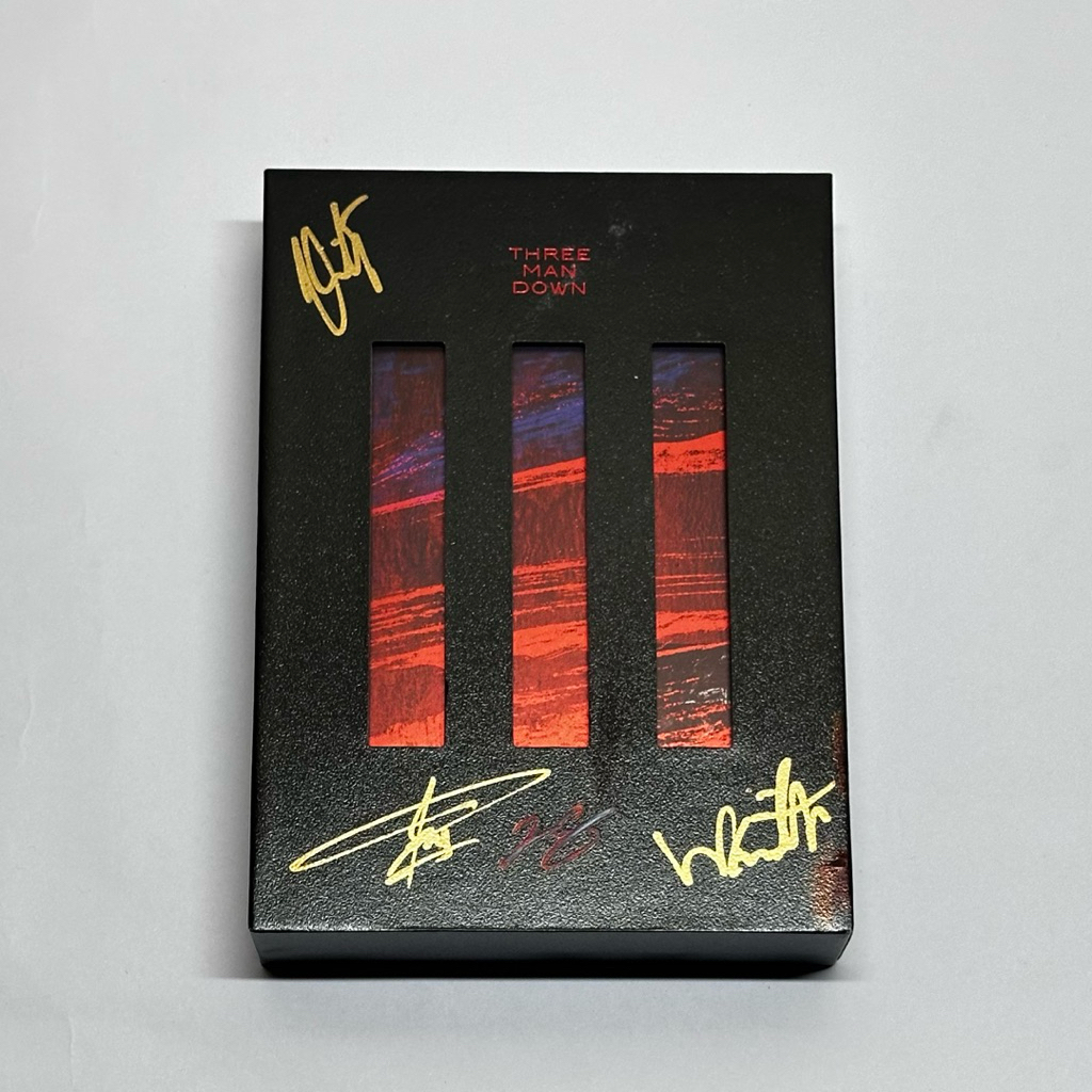 Three Man Down ทรีแมนดาวน์ อัลบั้ม 28 ปี2566 (ซีดีมือ1) ✍🏻มีลายเซ็นศิลปิน