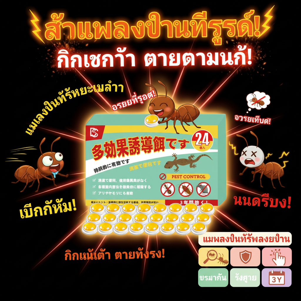 🐜ไม่มีมดเลยเป็นเวลา 100 ปี🐜เจลกำจัดมด ยาฆ่ามด กําจัดมด ยาฆ่ามด ตายยกรัง ยากำจัดมด ไม่อัตรายต่อสัตว์เลียง สำหรับมดทุกชนิด