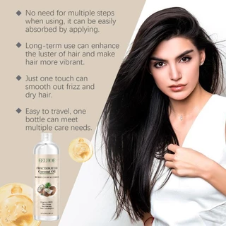EELHOE น้ำมันบำรุงผม Coconut Hair Oil น้ำมันผมมะพร้าว ฟื้นฟูผมเสีย เซรั่มน้ำมันมะพร้าว