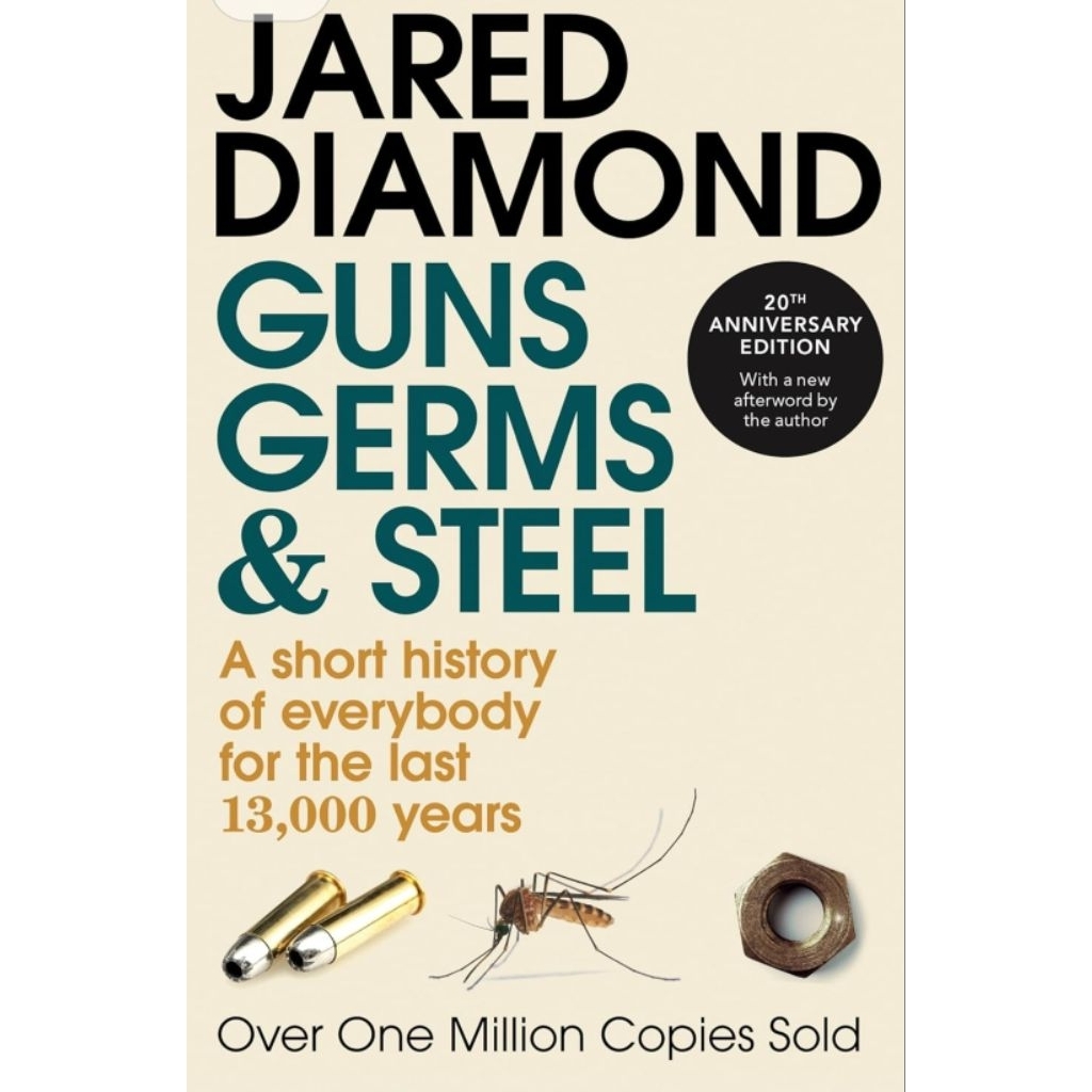 Guns, Germs and Steel: Jared Diamond (Paperback) (English) เล่มแท้100% asiabools asb1