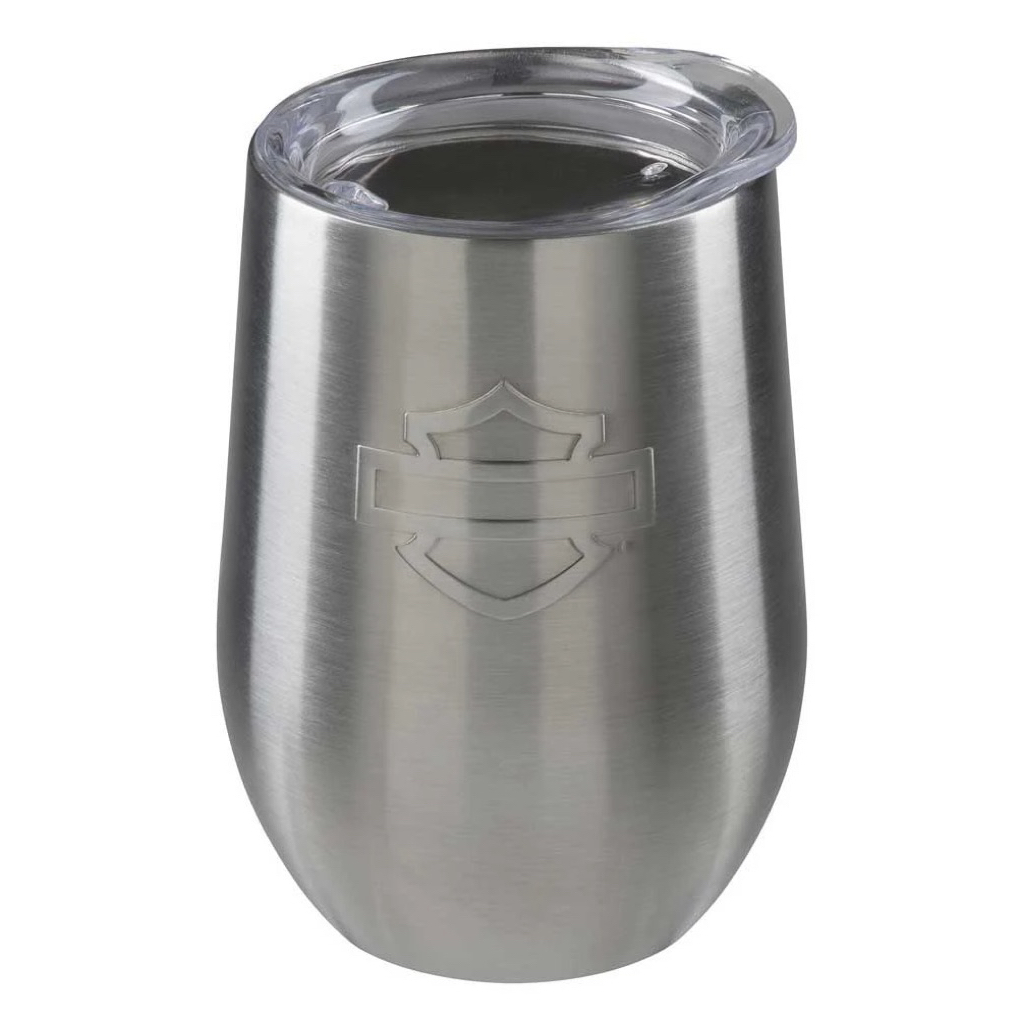 Mew Arrival แก้วไวน์ Harley-Davidson Silhouette B&S Stainless Steel Wine Tumbler - 15 oz. HDX-98631