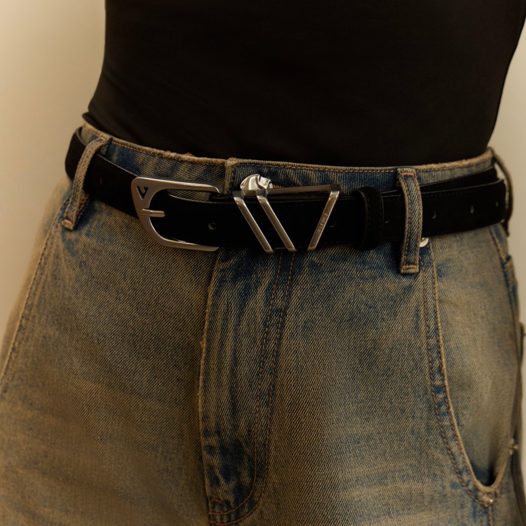 Onyx V Define Suede Belt