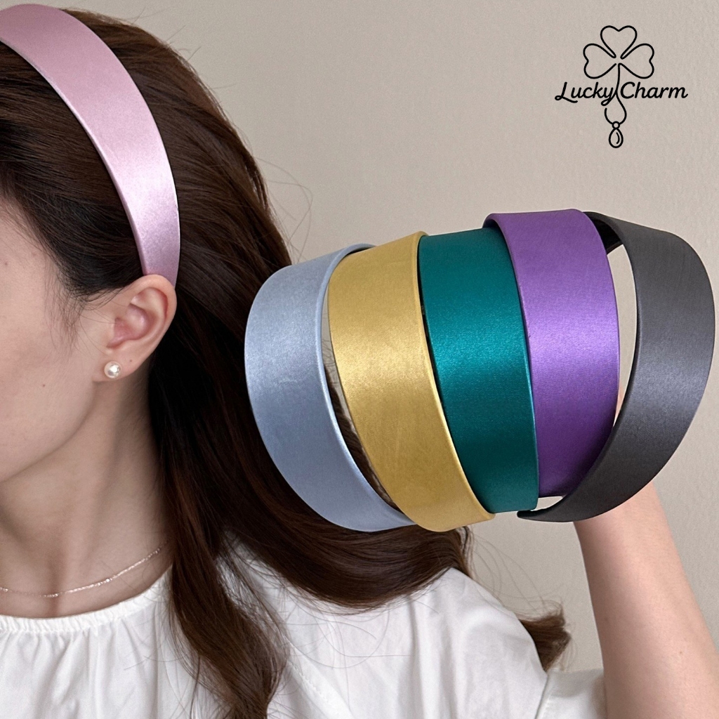 ที่คาดผม hairband สีพื้น ins หวาน fashion and accessories มีหลายสีให้เลือก ส่งไวจากไทย COD