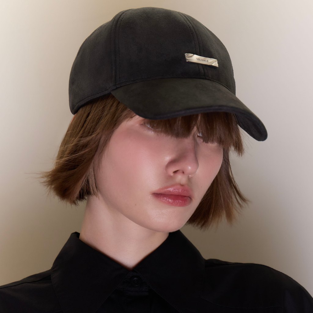 Onyx VELENCE Logo Plated Suede Cap