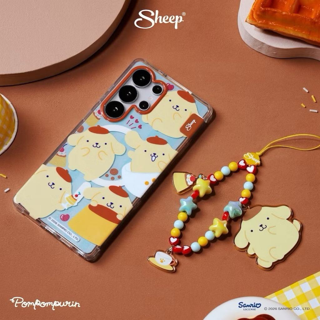 พร้อมส่ง [For iPhone MS & Samsung] Pompompurin Collection เคสสำหรับไอโฟน และS23 S24 S25 S26 Ultra แถมฟรีสายห้อยเคส